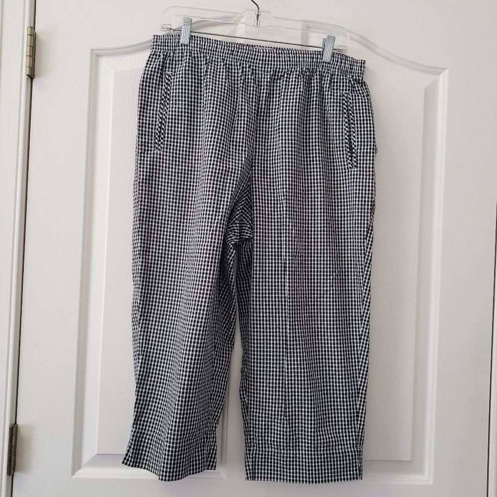 Koret Black and White Checkered Pants